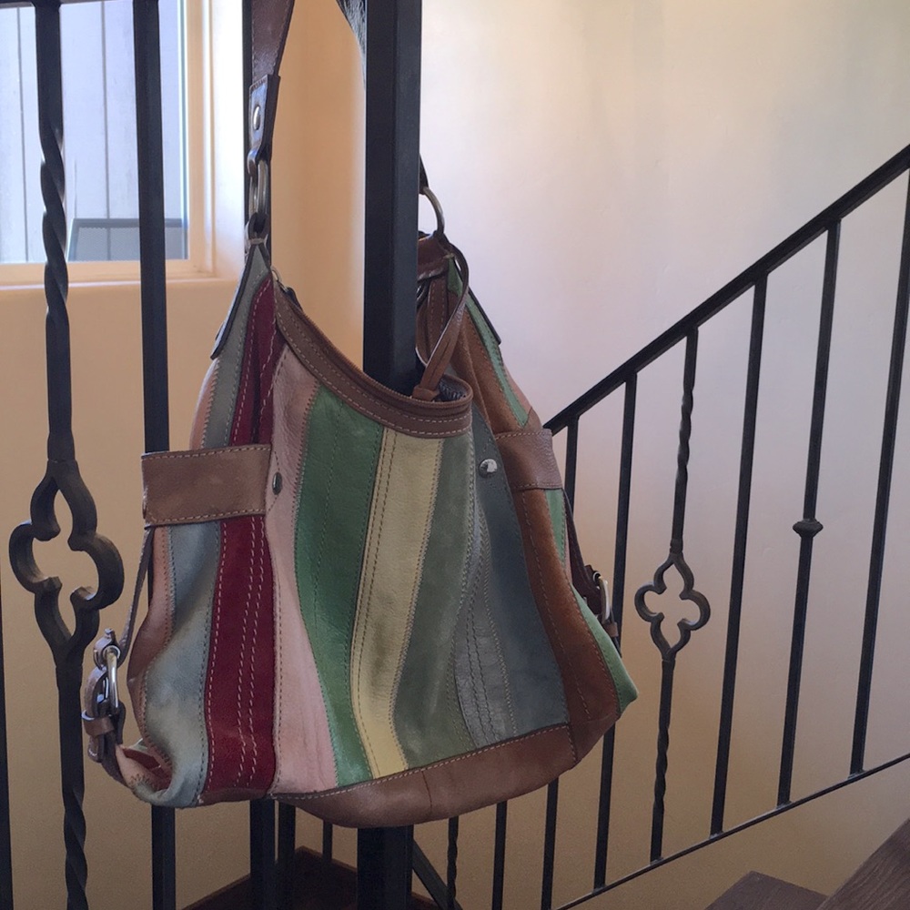 Fossil leather purse